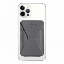 Магнитный кошелек-подставка Moft Snap-on with magsafe Grey (MS007M-1-GR)