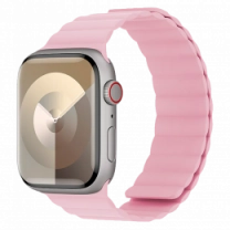 Ремешок Benks Magnetic Silicone Watch Band 38/40/41 mm Pink