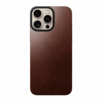 Чохол Nomad Magnetic Leather Rustic Brown Horween for iPhone 16 Pro Max (NM01361985)