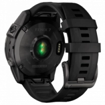 Смарт-часы Garmin Fenix ​​7 Sapphire Solar Black DLC Titanium with Black Band (010-02540-34/35/47)