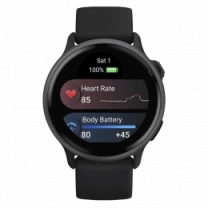 Смарт годинник Garmin Vivoactive 5 Slate Aluminum Bezel with Black Case and Silicone Band (010-02862-10/50)