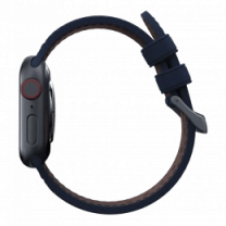 Ремешок Njord Salmon Leather Strap Petrol для Apple Watch 41mm/40mm (SL14111)