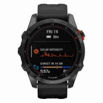 Смарт-часы Garmin Fenix 7S Solar Slate Gray with Black Band (010-02539-12/13) UA