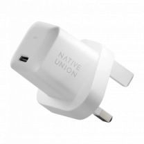 Зарядний пристрій Native Union Fast GaN Charger PD 67W Dual USB-C Port White (FAST-PD67-WHT-INT)