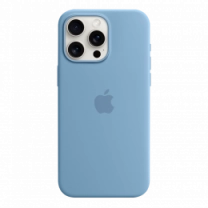 Чохол Силіконовий iPhone 15 Pro Silicone Case with MagSafe Winter Blue (MT1L3)