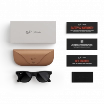 Смарт-окуляри Ray-Ban Meta Wayfarer [Gen 2] Standard Matte Black Frame / Clear Lenses (RW4012 601SSB 50-22)