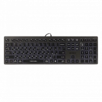 Клавіатура A4-Tech Fstyler FX60, сірий колір, USB, біле підсвічування