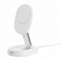 Бездротовий ЗП Belkin Magnetic Stand Qi2,15W White (WIA008BTWH)
