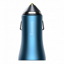 АЗП Baseus USB+USB-C Golden Contactor Pro 40W Blue (CCJD-03)