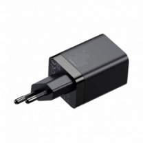 Адаптер Baseus Super Si Pro Quick Charger Type-C+USB 30W Black (CCSUPP-E01)