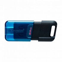 Флеш-накопичувач Kingston USB 3.2 DT 80M 64GB Type-C Black/Blue