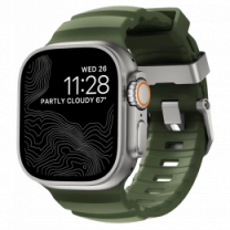 Ремешок Nomad Rocky Point Band Natural Titanium Hardware Forest 46mm/49mm (NM014841858)