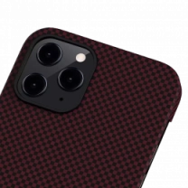 Чохол Pitaka MagEz Plain 12 Pro Max Black/Red (KI1204PM)