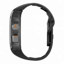 Ремінець AULUMU Titanium Cover+Black Band  titanium+ white A01-TI-BK