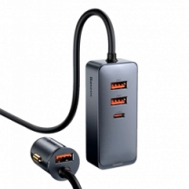 АЗП Baseus Share Together PPS Multi-Port 3USB + Type-C 120W Gray (CCBT-B0G)