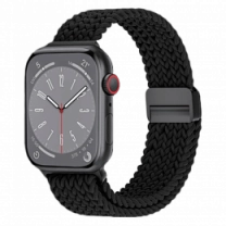 Ремешок Wiwu для Apple Watch 42/44/45/49mm Braided Nylon magnetic watch band Black