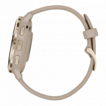 Garmin Venu 3S Soft Gold S. Steel Bezel w. French Gray Case and S. Band (010-02785-02)