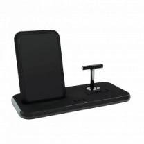 Зарядна станція Zens Stand + Dock Aluminium Wireless Charger Black (ZEDC06B/00)