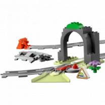 Конструктор LEGO DUPLO Town Дополнительный набор. Железнодорожный туннель и пути