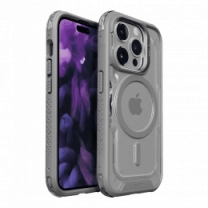 Чехол Laut Crystal MATTER для iPhone 15 Pro MagSafe Grey(L_IP23B_CM4_GY)