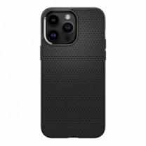 Чохол Spigen  iPhone 14 Pro Max Liquid Air, Matte Black (ACS04813)