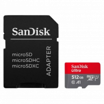 Карта пам’яті SanDisk Ultra microSDXC 512GB UHS-I 10 + SD адаптер (SDSQUAC-512G-GN6MA)