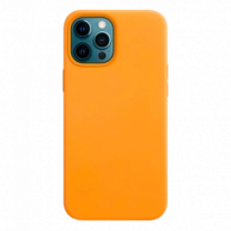 Чехол Apple Leather Case с MagSafe iPhone 12/12 Pro - Калифорния Poppy (MHKC3)