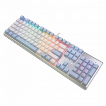 Клавіатура ігрова механічна A4-Tech FS100 (Icy Blue), USB, сріблястий