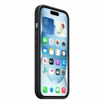 Чехол iPhone 15 Plus FineWoven Case with MagSafe - Black (MT423)