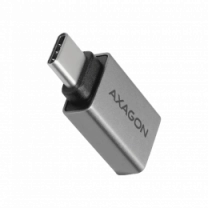 Адаптер AXAGON RUCM-AFA USB 3.0 Type-C Male-Type-A рамка алюминиевая, Серый