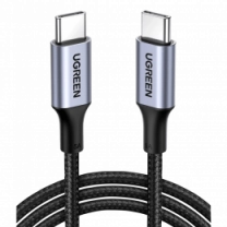 Кабель UGREEN US316 USB-C Cable Aluminum Case with Braided 1m (Black) (UGR-70427)