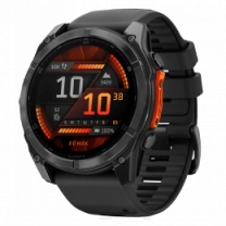Спортивний годинник Garmin Fenix 8 51mm AMOLED Slate Gray with Black Silicone Band (010-02905-00) UA