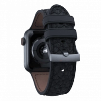 Ремешок Njord Salmon Leather Strap Dark Grey для Apple Watch 41mm/40mm (SL14110)