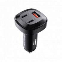 АЗП Acefast B3 66W 2 Type-C + USB (black)