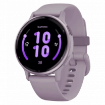 Смарт-годинник Garmin vivoactive 5 Metallic Orchid Aluminum Bezel with Orchid Case and Silicone (010-02862-13/53) UA