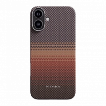 Чехол Pitaka Tactile Woven Sunset for iPhone 16 (KI1601U)