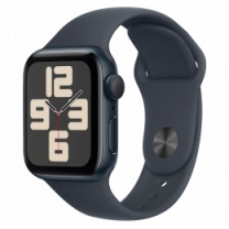 Apple Watch SE 2 2024 44mm Midnight Aluminium Case with Midnight Sport Band M/L (MXEK3)