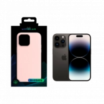 Чохол Monblan для iPhone 14 Pro Max Magnetic Silicone MagSafe (Chalk Pink)