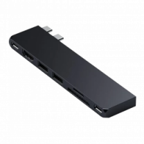 Хаб Satechi Aluminum USB-C Pro Hub Slim Adapter Midnight (ST-HUCPHSD)