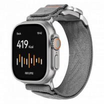 Ремінець AULUMU Titanium Mag Buckle Watch Band,Titanium Buckle - Gray  bk+black C03-TI-SL