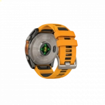 Garmin Fenix 8 51mm AMOLED Sapphire Titanium with Spark Orange/Graphite Silicone Band (010-02905-11)