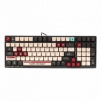 Механічна клавіатура A4Tech Bloody S98 (Pixels Red), USB, сіро-біла