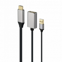 Адаптер-перехідник HDMI на DisplayPort Cablexpert A-HDMIM-DPF-02