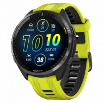 Спортивний годинник Garmin Forerunner 965 Carbon Gray Titanium Bezel w. Black Case and Amp Yell/BlackS.Band (010-02809-02/12) UA