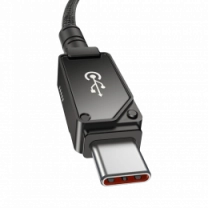 Кабель Baseus Unbreakable Series Type-C / Type-C 100W Black 1m (P10355800111-0)