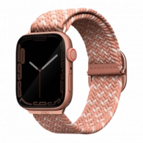 Ремешок Uniq Aspen Braided DE для Apple Watch 41 | 40 | 38 mm Citrus Pink (UNIQ-41MM-ASPDECPNK)