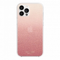 Чохол Kate Spade iPhone 12 Pro Max Glitter Ombre Sunset Pink (KSIPH-154-GLOSN)