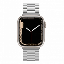 Ремінець Spigen для Apple Watch 45/44/42 Modern Fit, Silver (062MP25404)