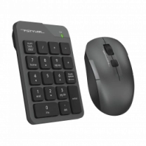 Комплект бездротовий клавіатура цифрова з мишою A4Tech Fstyler FG1600C Air2 (Grey), сірий колір