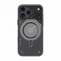 Чохол AULUMU A17 Frosted case for iPhone 17 Pro Translucent Gray Black A17-TPU-GY-PRO